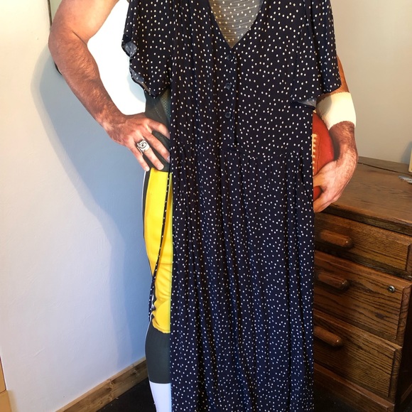 & other stories flutter sleeve midi dress & OTHER STORIES Flutter-Sleeve Midi Dress